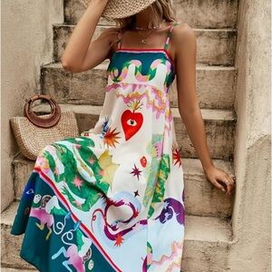 Amazon Multicolor Maxi Dress